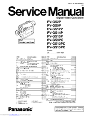 Panasonic PV-GS2P Service Manual