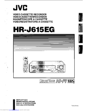 JVC HR-J615EG Instruction Manual