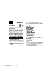 Kidde 1276 User Manual