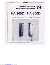 Aleph HA-200D Installation Manual
