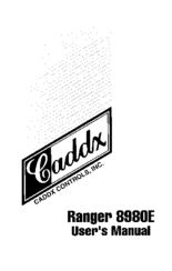 CADDX Ranger 8980E User Manual