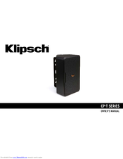 Klipsch CP-T Series Owner's Manual