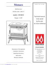 Monaco 134 06 02 Technical Manual