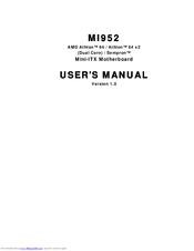 IBT Technologies MI952 User Manual