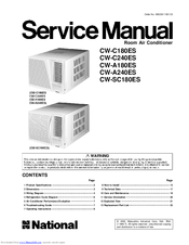 Panasonic CW-C240ES Service Manual