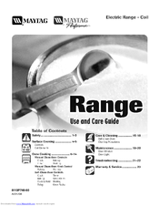 Maytag MER4351AGW Use And Care Manual