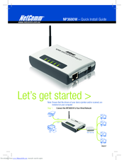 NetComm NP3680W Quick Install Manual