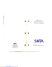 Sota 386si Installation Manual And User's Manual