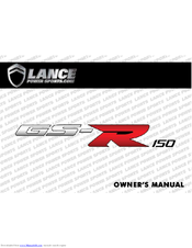 Lance GS-R150 Owner's Manual