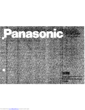 Panasonic NV-MC30B Operating Instructions Manual
