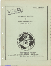 TMC PAL-350 C Technical Manual