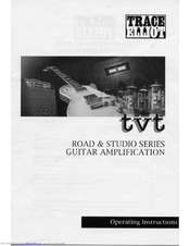 TRACE ELLIOT TVT9 Operating Instructions Manual