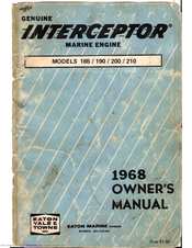 Eaton Interceptor 165 Owner's Manual