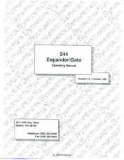Symetrix 544 Operating Manual