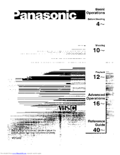 Panasonic NVRX50 Operating Instructions Manual