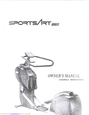 SportsArt Fitness 8003 Owner's Manual