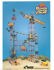 K'nex Power Tower Crane 63149 Instruction Book