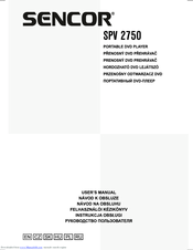 Sencor SPV 2750 User Manual