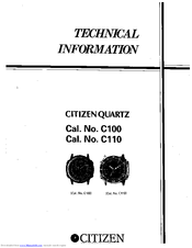 Citizen C110 Technical Information
