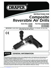 Draper 5275K/PRO Instructions For
