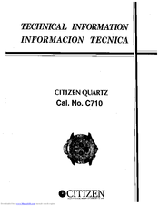 Citizen C710 Technical Information