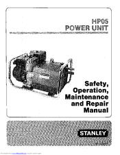 Stanley HP05 Safety, Operation, Maintenance & Repair Manual