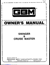 GBM Swinger Owner's Manual