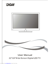 DGM ETV-2493WH User Manual