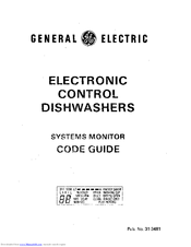 GE GSD2400D Code Manual