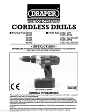 Draper CHD140V2 Instructions Manual
