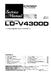 Pioneer LD-V4300D Service Manual