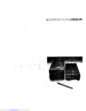 Meridian boothroyd stuart Manual