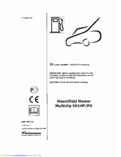 Mountfield Multiclip 501HP/PD Operator's Manual