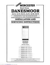 Worcester danesmoor 50/70 Installation And Servicing Instrucnions