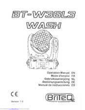 Briteq BT-W36L3 Operation Manual