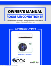 Ecox MSI-18CRDN1 Owner's Manual