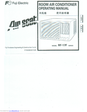 Fuji Electric Air scat RF-17F series Operating Manual
