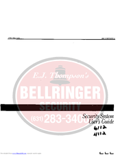 Bellringer D4112 User Manual
