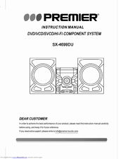 Premier SX-4699DU Instruction Manual