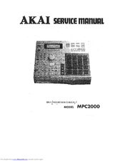 Akai MPC2000 Service Manual