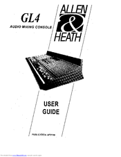 ALLEN & HEATH GL 4 User Manual