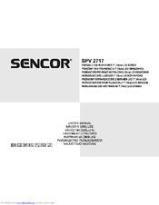 Sencor SPV 2717 User Manual