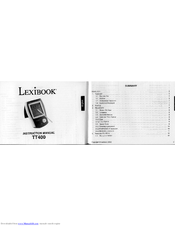 LEXIBOOK TT400 Instruction Manual