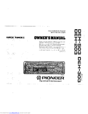 Pioneer DEH-303 Owner's Manual