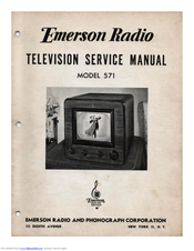 Emerson 571 Service Manual