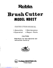 Robin NB02T Instruction Manual