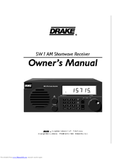 DRAKE SW 1 Owner's Manual