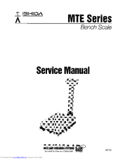 ISHIDA MTE-300 Service Manual