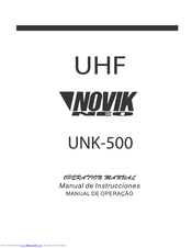Novik Neo UNK-500 Operation Manual