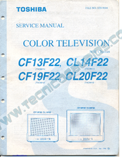 Toshiba CL14F22 Service Manual